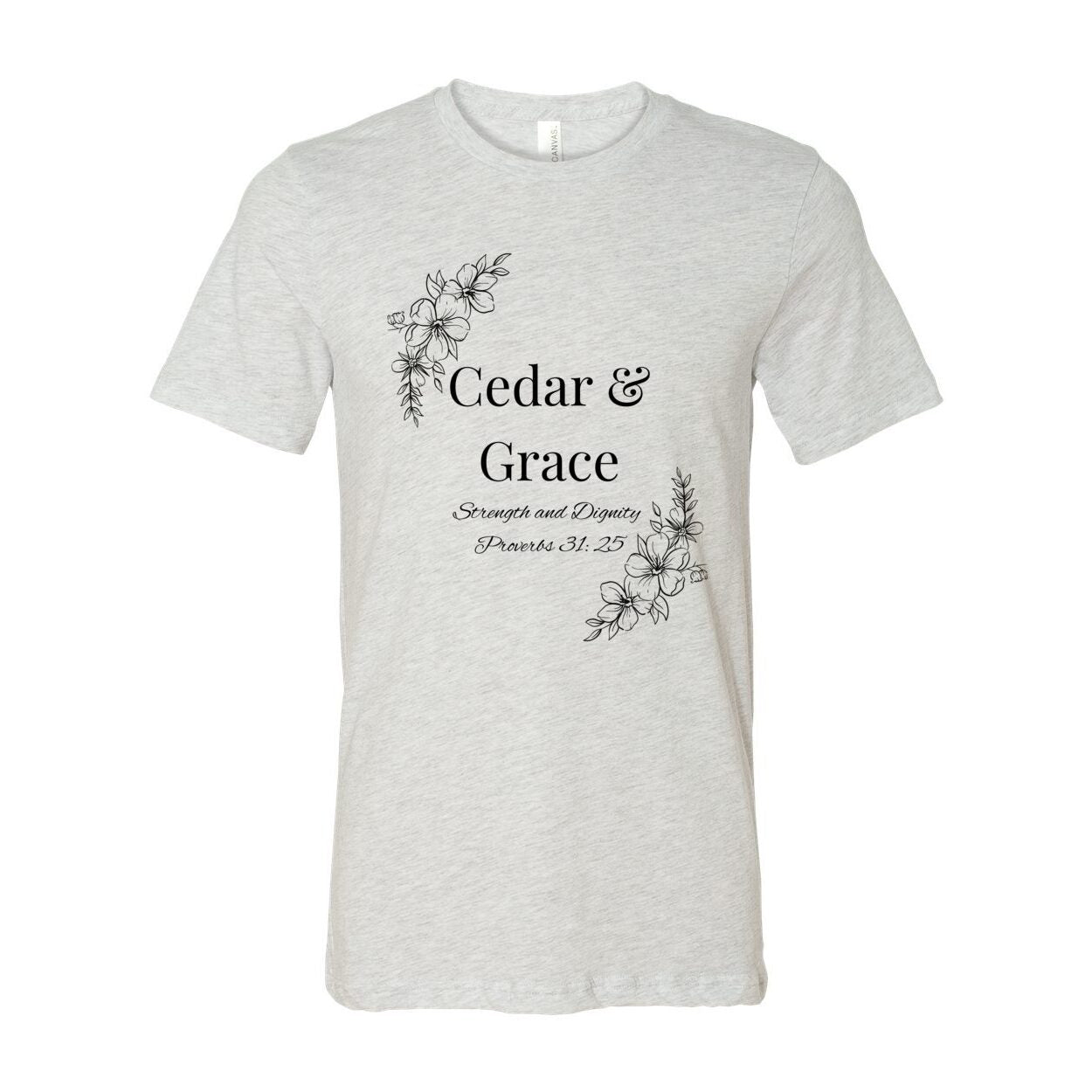 Cedar & Grace Signature Tee - Black Floral