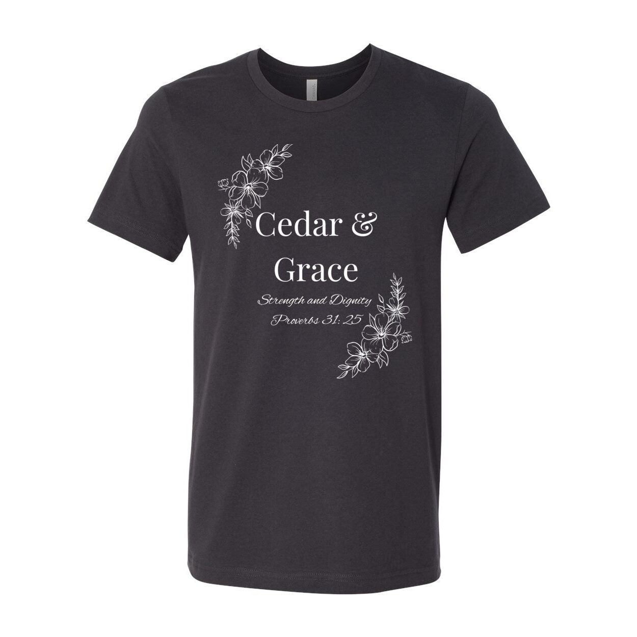 Cedar & Grace Signature Tee - White Floral