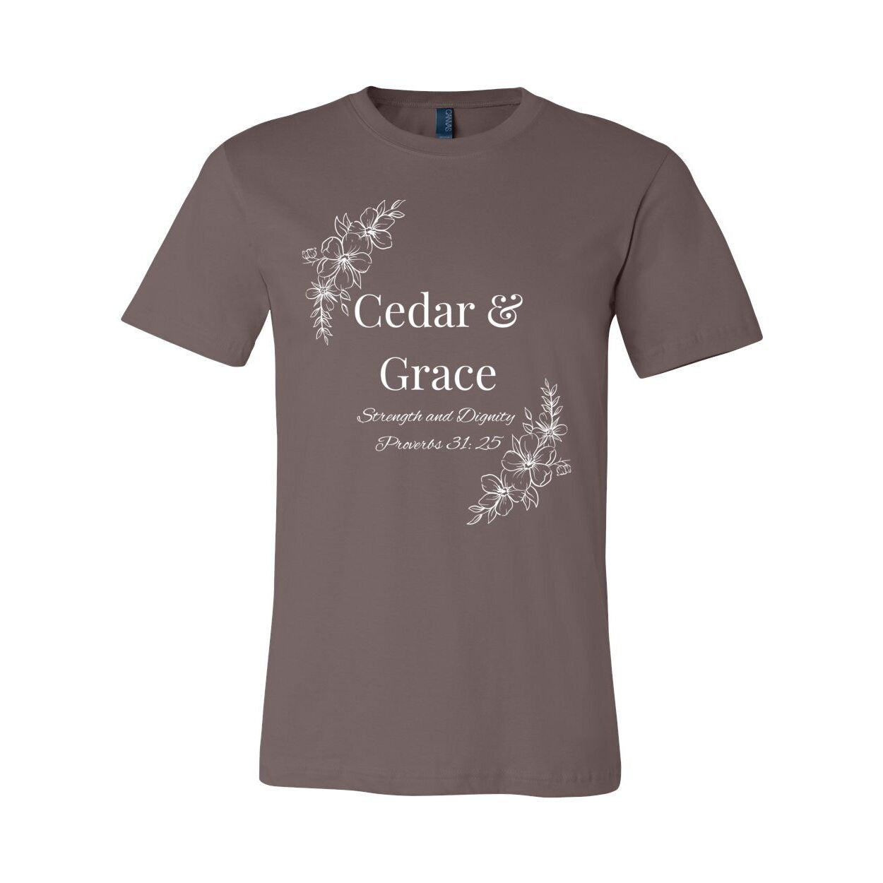 Cedar & Grace Signature Tee - White Floral